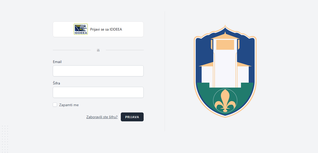 Prijava putem IDDEEA